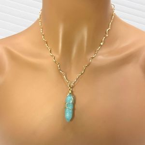 Monarch Blessings | Handcrafted French Wire Wrapped Pendant Necklace